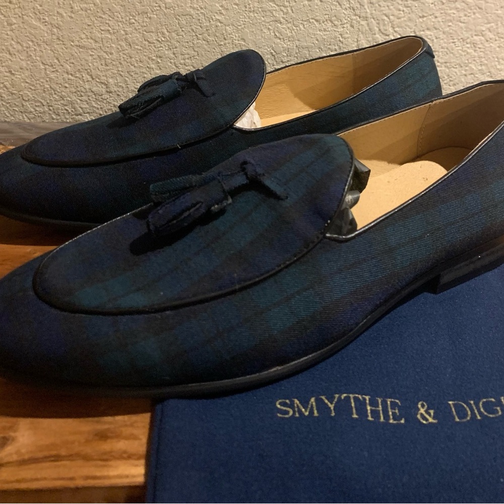 Smythe & Digby Mens Club Loafers NIB US 14 D